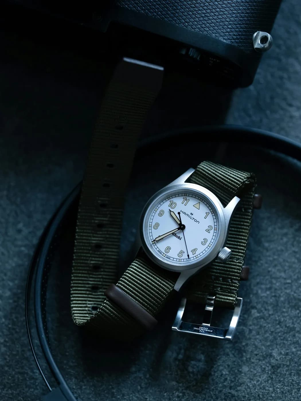 Olive Strap Field Watch